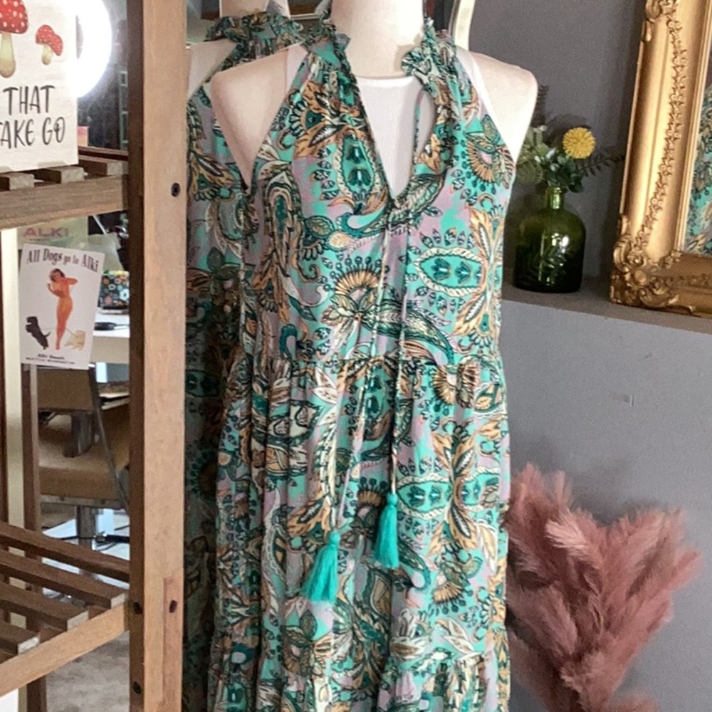 NWOT PAISLEY BOHO DRESS